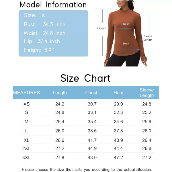 THE GYM PEOPLE Fleece Mock Turtleneck Pullover Base Layer Shirts Long Sleeve Workout Tops with Thumb HoleBrick Red