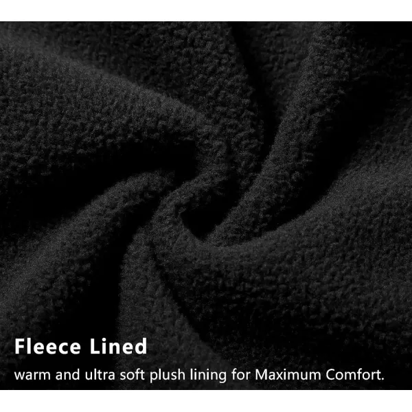THE GYM PEOPLE Mens Fleece Crewneck Sweatshirt Thick Loose fit Soft Basic Pullover SweatshirtBlack
