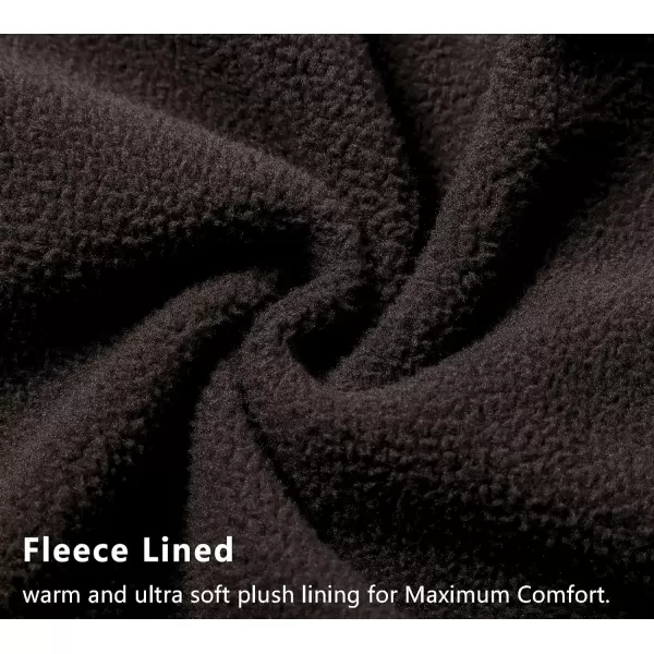 THE GYM PEOPLE Mens Fleece Crewneck Sweatshirt Thick Loose fit Soft Basic Pullover SweatshirtBrown