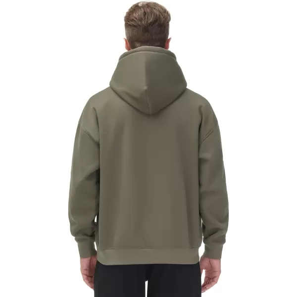 THE GYM PEOPLE Mens Fleece Pullover Hoodie Loose Fit Ultra Soft Hooded Sweatshirt With PocketsGrey