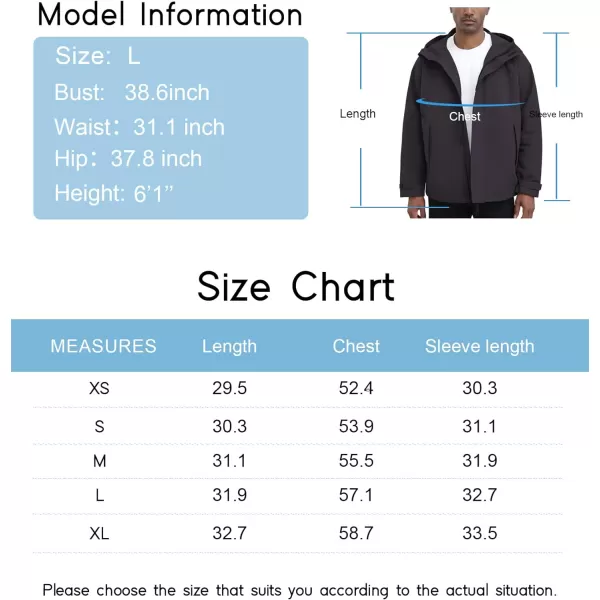 THE GYM PEOPLE Mens Waterproof Shell Jacket Outdoor Windbreaker Hiking Rain Coat with HoodRose Purple