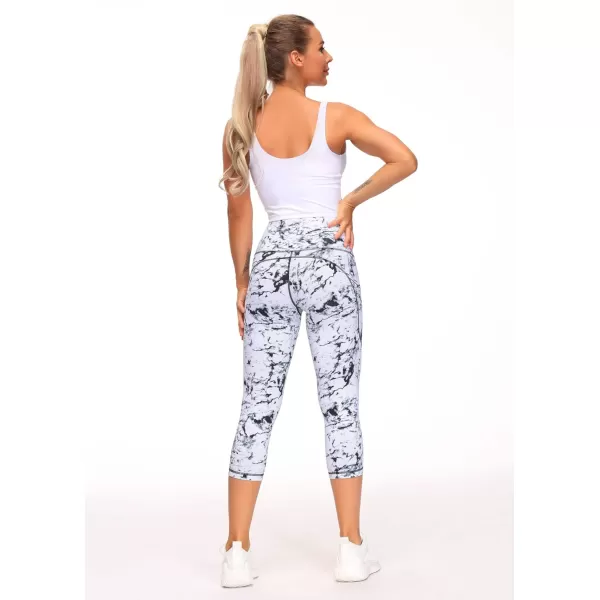 THE GYM PEOPLE Womens CapriZ Capris Marble