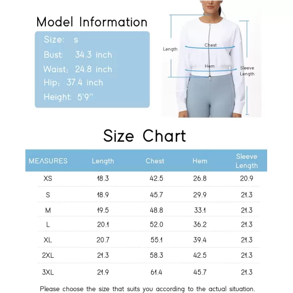 THE GYM PEOPLE Womens Cropped Jackets Full Zip Long Sleeve Ribbed Workout Sweatshirts Lightweight Casual TopsWhite