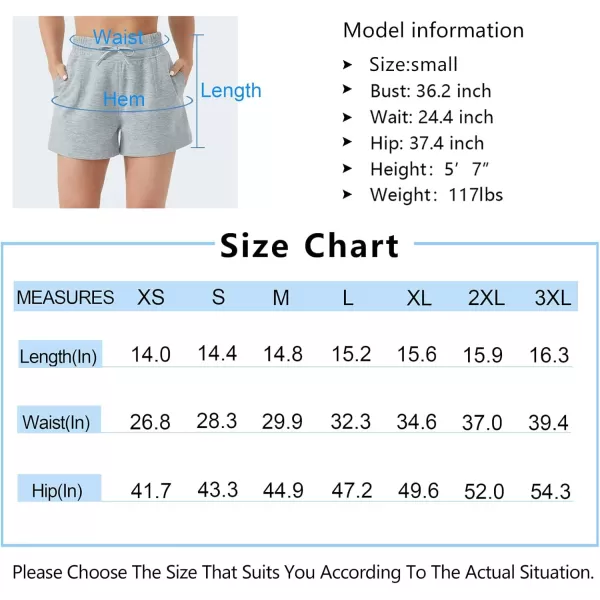 THE GYM PEOPLE Womens Drawstring Sweat Shorts High Waisted Summer Workout Lounge Shorts with PocketsApricot