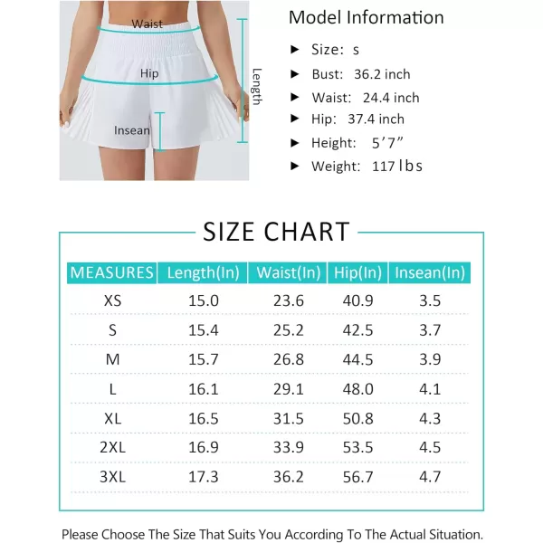 THE GYM PEOPLE Womens High Waist Workout Shorts Side Pleated Athletic Running Shorts with Mesh Liner Zip PocketLight Blue
