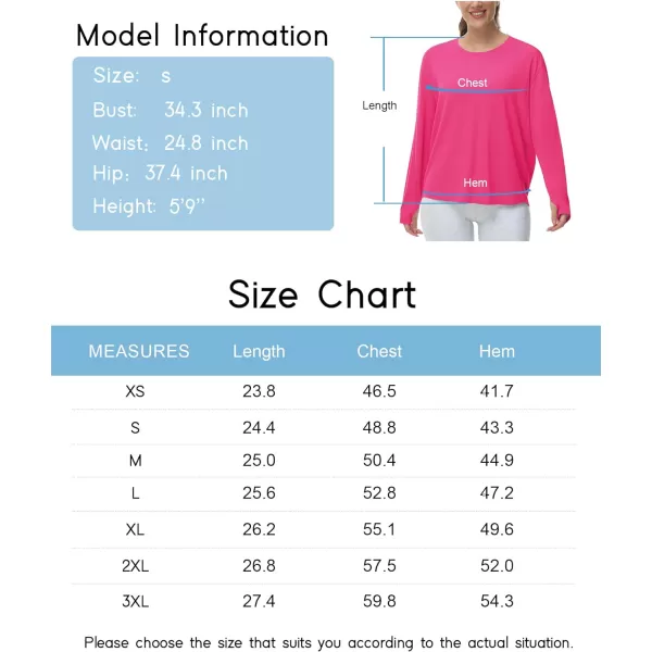 THE GYM PEOPLE Womens Long Sleeve Workout Shirts Back Loose Fit Running Tee Tops with Thumb HoleBright Pink