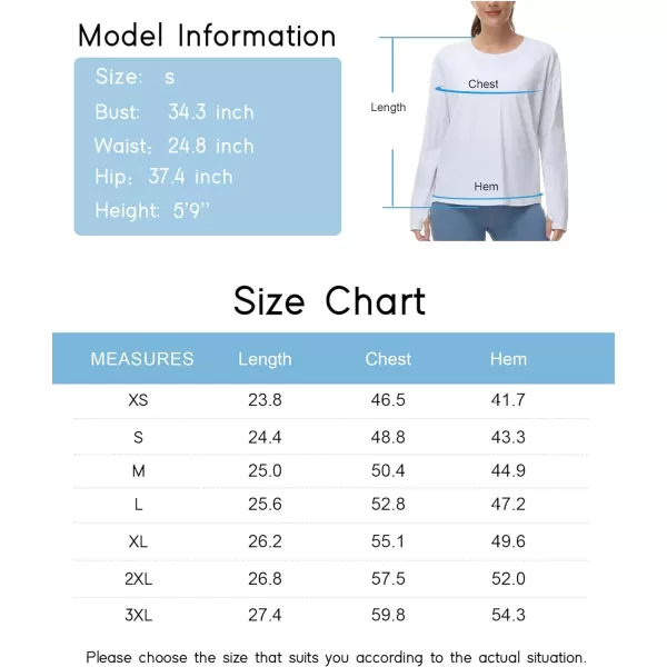 THE GYM PEOPLE Womens Long Sleeve Workout Shirts Back Loose Fit Running Tee Tops with Thumb HoleHeather White