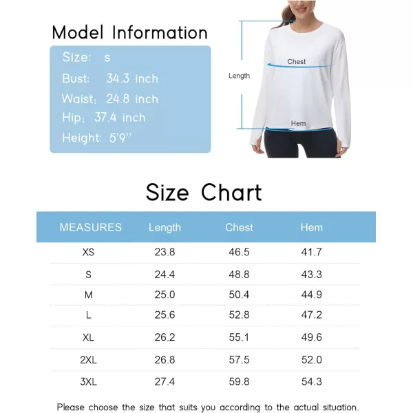 THE GYM PEOPLE Womens Long Sleeve Workout Shirts Back Loose Fit Running Tee Tops with Thumb HoleWhite