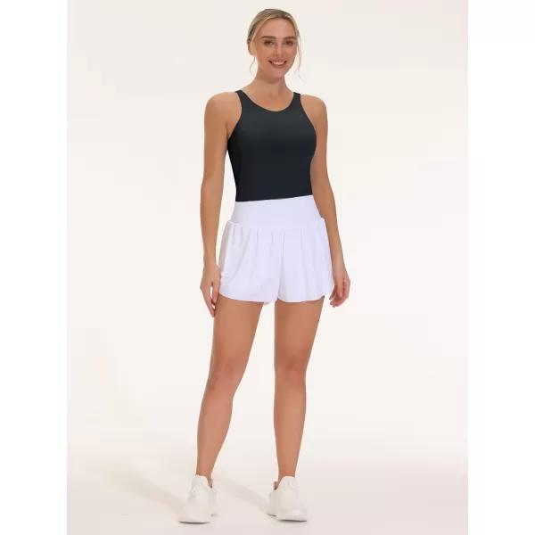 THE GYM PEOPLE Womens Sports Bra Sleeveless Workout Tank Tops Running Yoga Cropped Tops with Removable PaddedBlack
