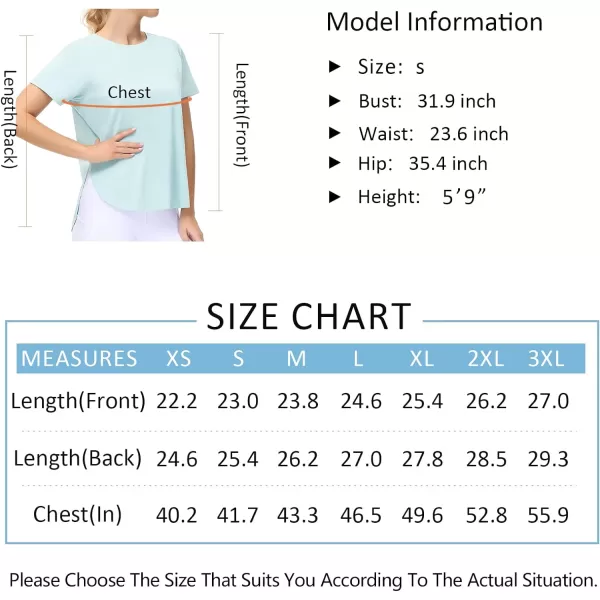 THE GYM PEOPLE Womens Workout TShirts Loose Fit Short Sleeve Cotton Running Basic Tee Tops with Split HemBlack