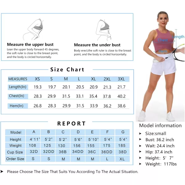 Womens Racerback Sports Bra Medium Support Athletic Workout Crop Tank Tops Built in BraDenim Blue
