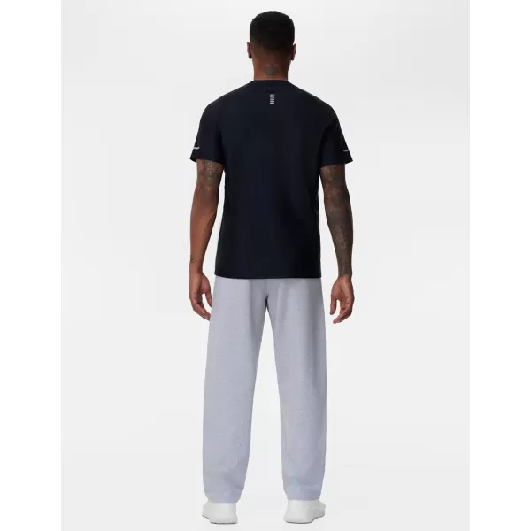 THE GYM PEOPLE Mens Baggy Sweatpants Lightweight Lounge Open Bottom Athletic Workout Pants with PocketsGrey
