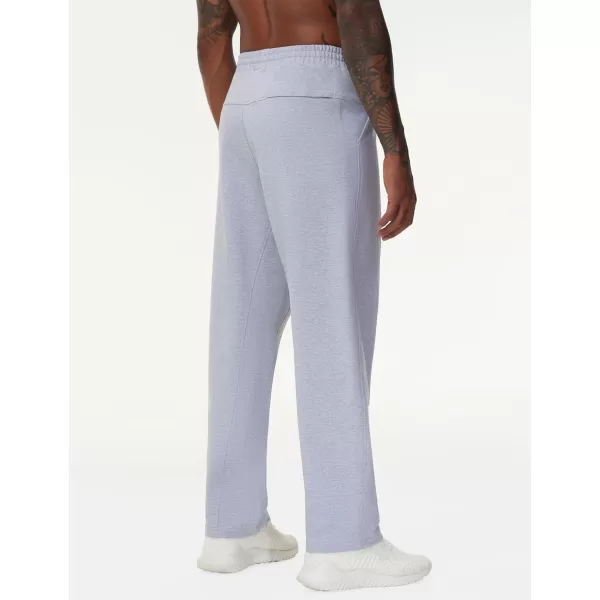 THE GYM PEOPLE Mens Baggy Sweatpants Lightweight Lounge Open Bottom Athletic Workout Pants with PocketsGrey