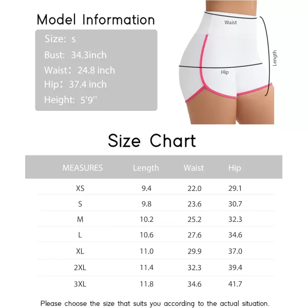 THE GYM PEOPLE Womens High Waist Workout Shorts Breathable Dolphin Split Elastic Lounge Yoga ShortsWhite