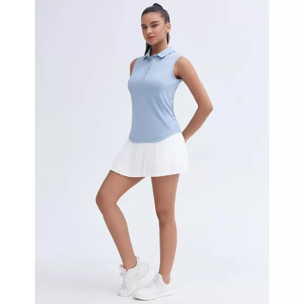 THE GYM PEOPLE Womens Pleated Tennis Skirts Lightweight Workout Golf Skorts Built in Shorts with PocketsWhite