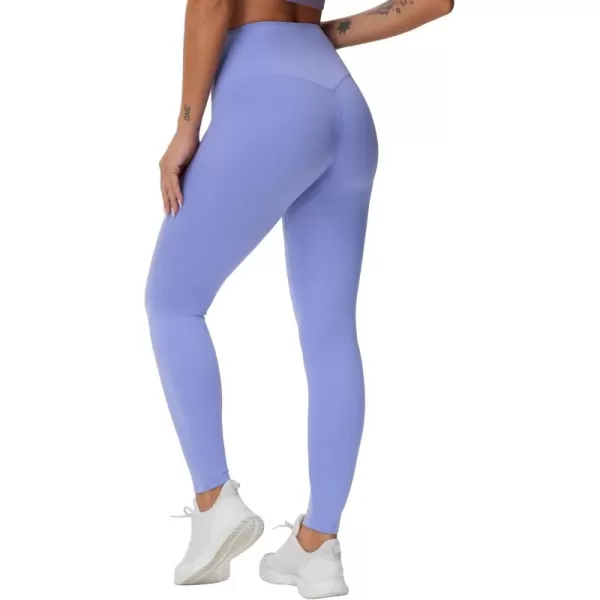 THE GYM PEOPLE Womens High Waist Yoga Leggings Ultra Stretchy Soft Breathable Tummy Control Running Workout PantsLavender Purple