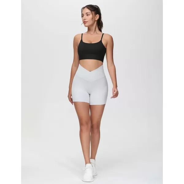 imageTHE GYM PEOPLE Womens Adjustable Longline Sports Bras Scoop Neck Padded Wireless Workout Yoga TopsBlack