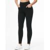 imageTHE GYM PEOPLE Womens High Waisted Jeggings Pants Stretchy Tummy Control Skinny Jean Leggings with PocketsBlack