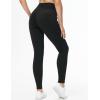 imageTHE GYM PEOPLE Womens High Waisted Jeggings Pants Stretchy Tummy Control Skinny Jean Leggings with PocketsBlack