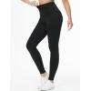 imageTHE GYM PEOPLE Womens High Waisted Jeggings Pants Stretchy Tummy Control Skinny Jean Leggings with PocketsBlack