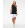imageTHE GYM PEOPLE Womens Crew Neck Workout Tank Tops Loose Fit Sleeveless Athletic Yoga Running ShirtsBlack