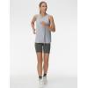 imageTHE GYM PEOPLE Womens Crew Neck Workout Tank Tops Loose Fit Sleeveless Athletic Yoga Running ShirtsHeather Grey
