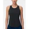 imageTHE GYM PEOPLE Womens Racerback Workout Tank Tops Lightweight Stretchy Sleeveless Running Athletic Yoga Tee ShirtsBlack