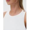 imageTHE GYM PEOPLE Womens Racerback Workout Tank Tops Lightweight Stretchy Sleeveless Running Athletic Yoga Tee ShirtsWhite