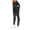 imageTHE GYM PEOPLE Thick High Waist Yoga Pants with Pockets Tummy Control Workout Running Yoga Leggings for WomenBlackGreyGreen