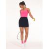 imageTHE GYM PEOPLE Womens Golf Skort Tennis High Waist Lightweight Athletic Casual Skirts Builtin Shorts with 4 PocketsBlue Black