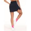 imageTHE GYM PEOPLE Womens Golf Skort Tennis High Waist Lightweight Athletic Casual Skirts Builtin Shorts with 4 PocketsBlue Black