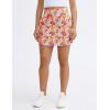 imageTHE GYM PEOPLE Womens Golf Skort Tennis High Waist Lightweight Athletic Casual Skirts Builtin Shorts with 4 PocketsColourful Flowers