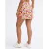 imageTHE GYM PEOPLE Womens Golf Skort Tennis High Waist Lightweight Athletic Casual Skirts Builtin Shorts with 4 PocketsColourful Flowers