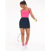 imageTHE GYM PEOPLE Womens Golf Skort Tennis High Waist Lightweight Athletic Casual Skirts Builtin Shorts with 4 PocketsNavy Blue