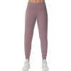 imageTHE GYM PEOPLE Womens Joggers Pants Lightweight Athletic Leggings Tapered Lounge Pants for Workout Yoga RunningBrown Purple