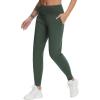 imageTHE GYM PEOPLE Womens Joggers Pants Lightweight Athletic Leggings Tapered Lounge Pants for Workout Yoga RunningDeep Green