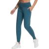 imageTHE GYM PEOPLE Womens Joggers Pants Lightweight Athletic Leggings Tapered Lounge Pants for Workout Yoga RunningGreen Blue