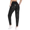 imageTHE GYM PEOPLE Womens Joggers Pants Lightweight Athletic Leggings Tapered Lounge Pants for Workout Yoga RunningLight Leather