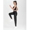 imageTHE GYM PEOPLE Womens Joggers Pants Lightweight Athletic Leggings Tapered Lounge Pants for Workout Yoga RunningLight Leather