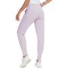 imageTHE GYM PEOPLE Womens Joggers Pants Lightweight Athletic Leggings Tapered Lounge Pants for Workout Yoga RunningPink Purple