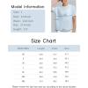 imageTHE GYM PEOPLE Womens Short Sleeve Workout TShirts Back Loose Fit Running Yoga Tee TopsLight Blue