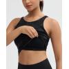 imageTHE GYM PEOPLE Womens Sports Bra Sleeveless Workout Tank Tops Running Yoga Cropped Tops with Removable PaddedBlackgrey Camo
