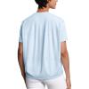 imageTHE GYM PEOPLE Womens Short Sleeve Workout TShirts Back Loose Fit Running Yoga Tee TopsLight Blue