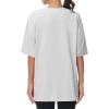 imageTHE GYM PEOPLE Womens Casual Oversized TShirts Summer Crewneck Short Sleeve Workout Basic Tee TopsBright Grey
