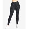 imageTHE GYM PEOPLE Womens High Waist Workout Legging Soft Tummy Control Squat Proof Yoga Running PantsBlueDark GreyBlack