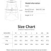 imageTHE GYM PEOPLE Womens High Waist Wrap Ruffle Hem Asymmetric Skort High Low Flowy Midi Skirt with ShortsBright Pink