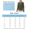 imageTHE GYM PEOPLE Womens Long Sleeve Workout Shirts Athletic Crewneck Hiking Tops with Thumb HoleArmy Green