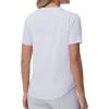 imageTHE GYM PEOPLE Womens Workout Short Sleeve Breathable TShirts Athletic Yoga Tee TopsHeather White
