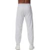 imageTHE GYM PEOPLE Mens Fleece Joggers Pants with Deep Pockets in Loosefit StyleFleece Lined Heather White