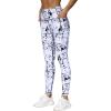 imageTHE GYM PEOPLE Tummy Control Workout Leggings with Pockets High Waist Athletic Yoga Pants for Women Running FitnessMarble